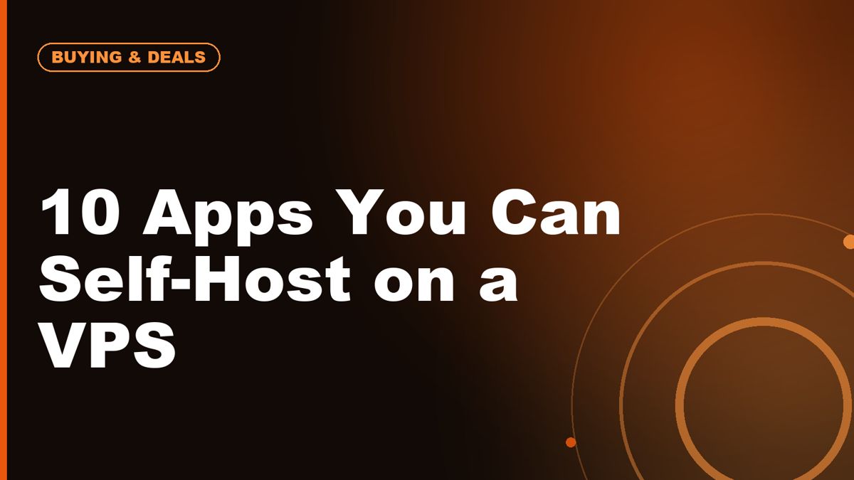What You Can Self-Host on a VPS: One-Click Apps Worth Knowing